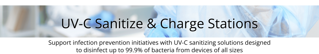 ultra violet sanitization charging cabinets and lockers for infection prevention initiatives and healthcare